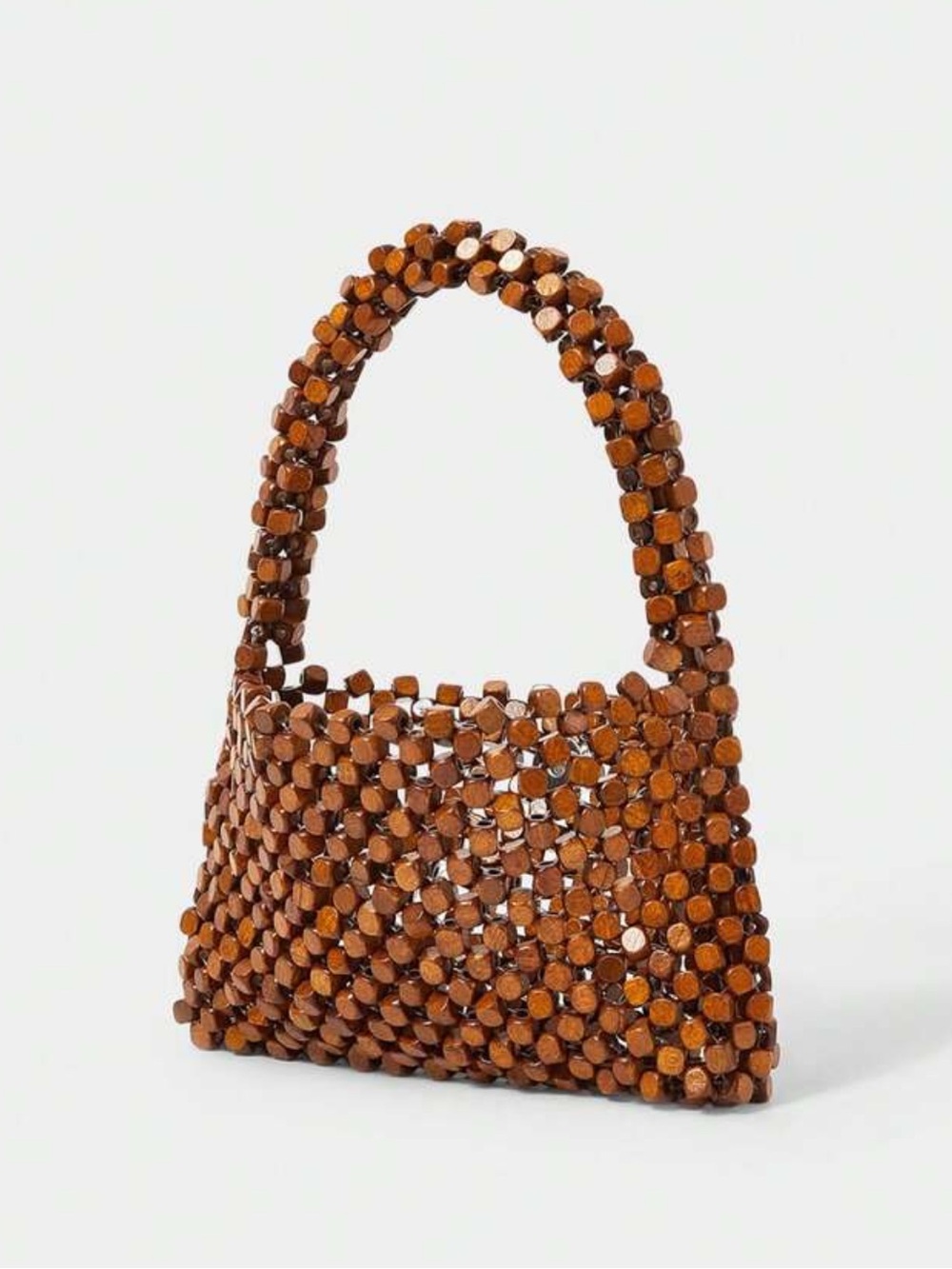 🌰 Brown Beaded Bag 🌰 - Picture 5 of 6